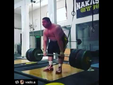 413kg/909lbs ×2 Deadlift by Vlad Alhazov camera iphone 8 plus apk