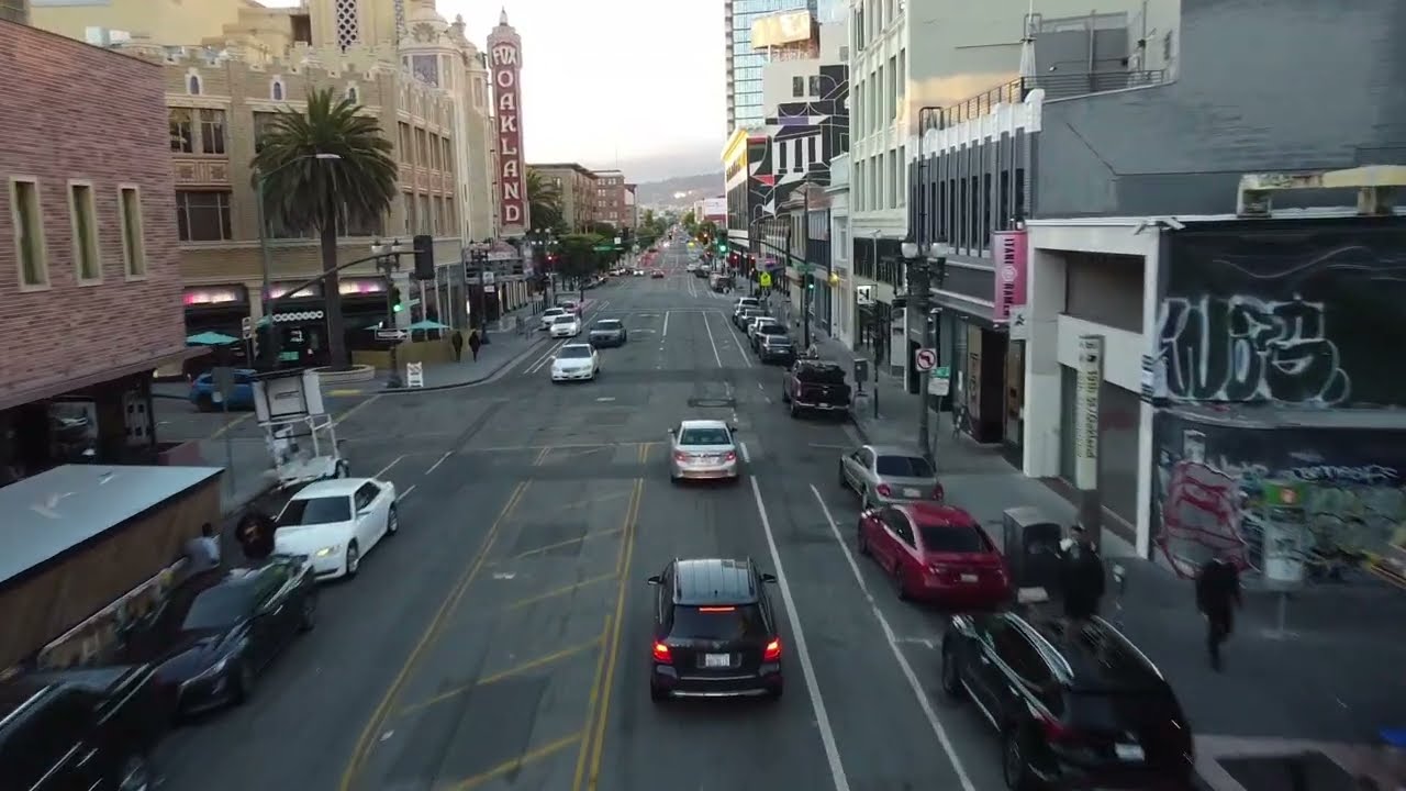 I DRONE DJI MINI 2 OVER DOWNTOWN OAKLAND!!!