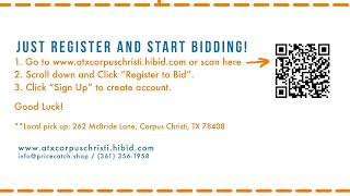 Weekly auctions of new overstock, box damaged and returned general merchandise