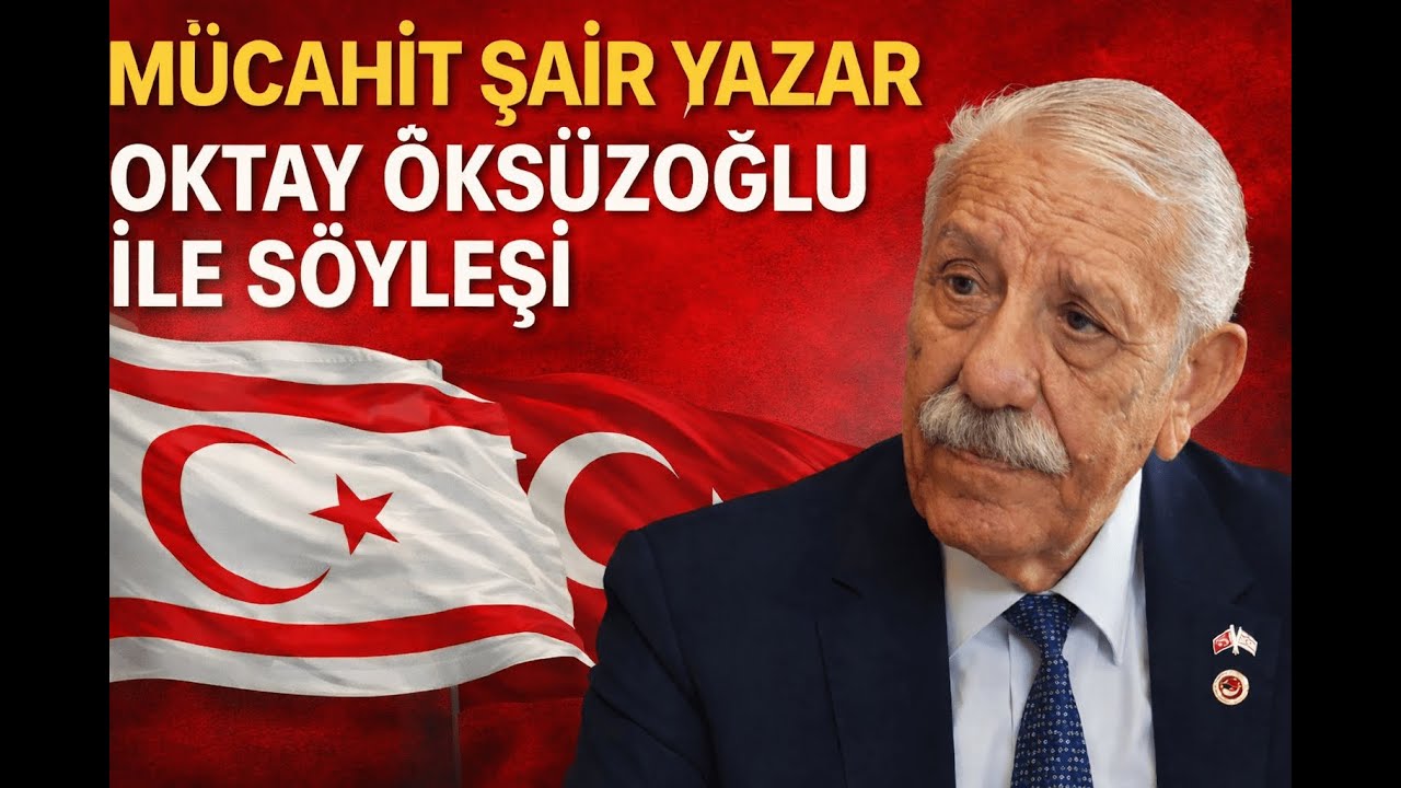 KIBRIS TÜRK MÜCAHİDİ ŞAİR VE YAZAR OKTAY ÖKSÜZOĞLU İLE KÜTÜPHANE SÖYLEŞİSİ