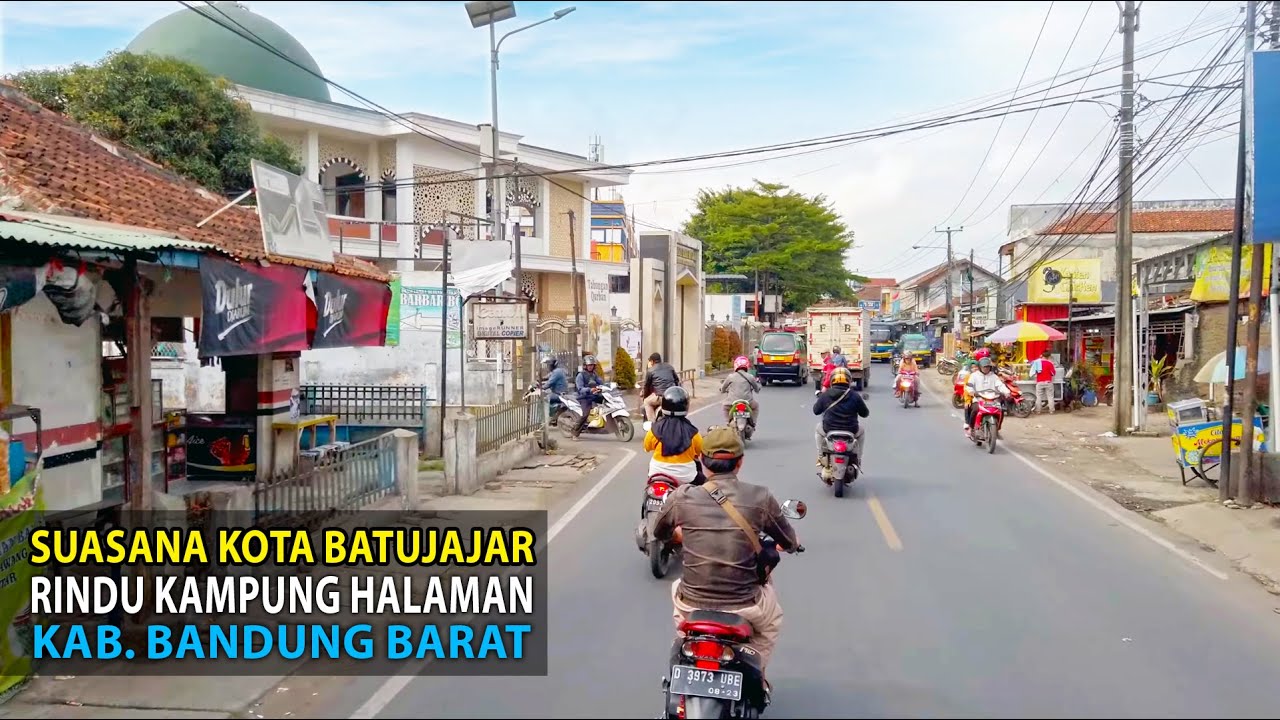 Suasana Kota Batujajar Bandung Barat 2023 ~ [4K] VIDEO
