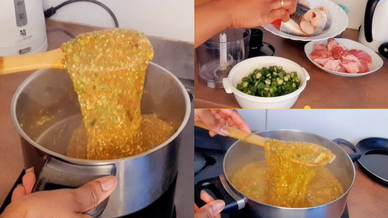 fried Okra soup how to make Okra soup