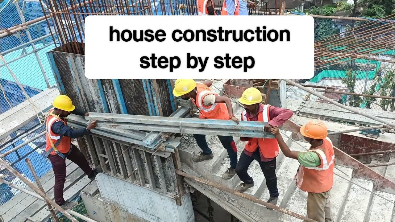 House construction step by step #construction interior design the local ...
