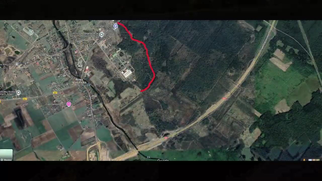 Ełk i okolice.  Niedzielne popołudnie na rowerze, jesień 2024