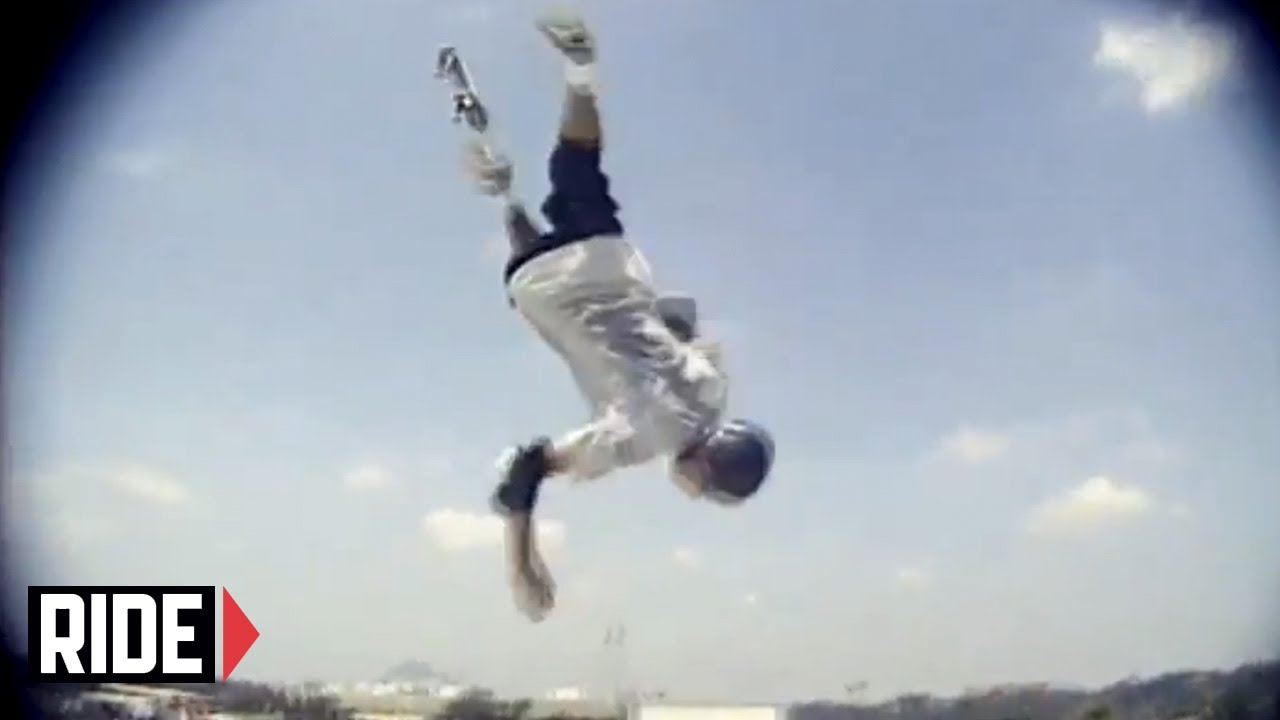 Tony Hawk Skateboarding Trick Nearly Breaks His Neck YouTube