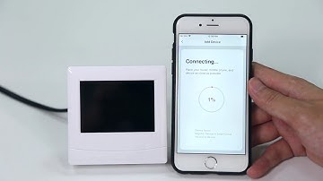 HT-07 Automated WIFI Smart Touch Controller Thermostat(Product display and APP connection/operation)