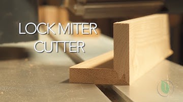 Lock Miter Cutter -  Setup & Demonstration