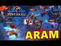 ARAM LoL Moments 2025 Pentakill Wombo Combo Highlights 1v5 Outplays 388