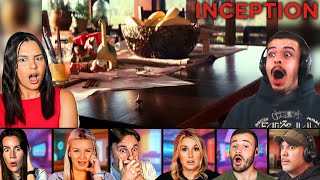 CRAZY SPINNING TOP ENDING REACTIONS! *INCEPTION (2010)* MOVIE REACTION MASHUP! LEO DI CAPRIO!