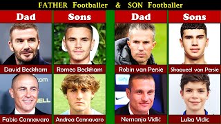 FATHER and SON Footballer : Real Life in 2024