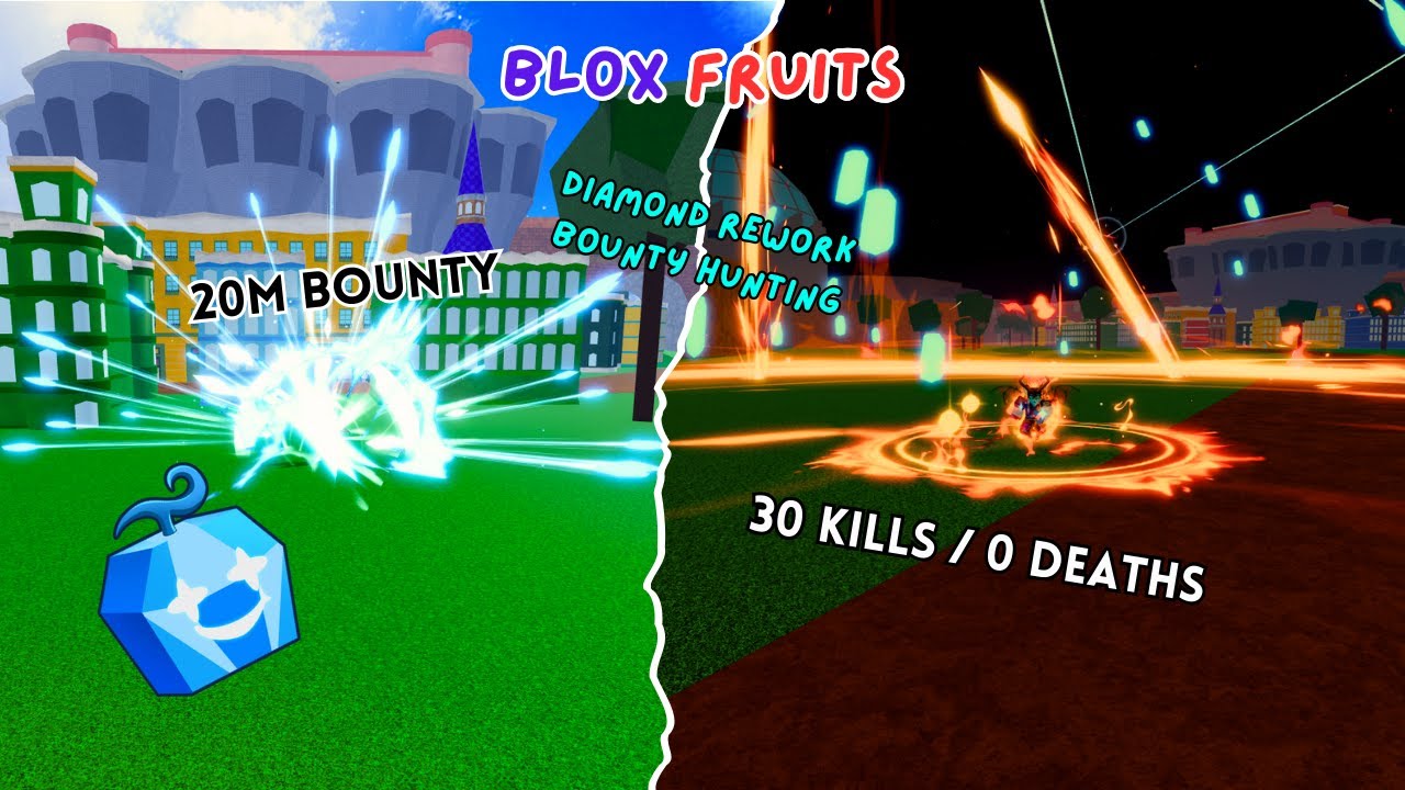 Bounty Hunting And Destroying Everyone With Diamond Rework (blox fruits ...