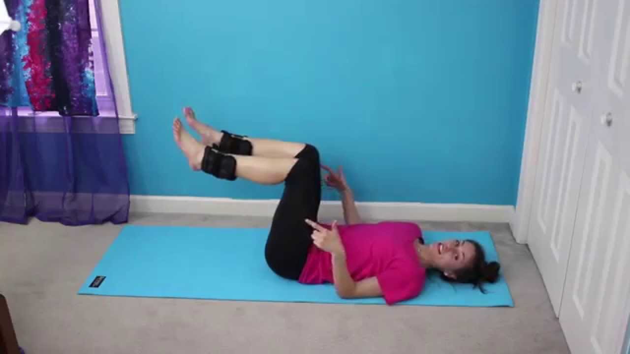 Ankel Weight Butt and Abs Circuit! muscles of the foot