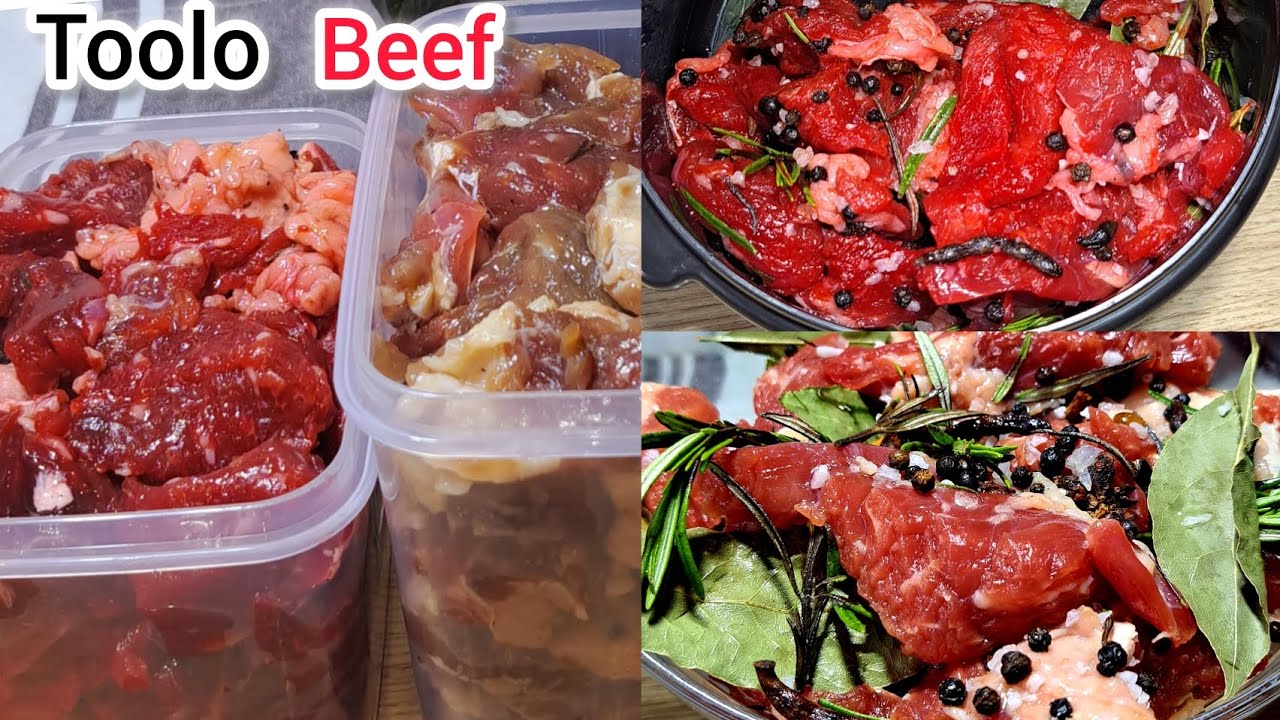 How to prepare Gye aware/toolo beef at home |Easiest spiced and salted beef recipe