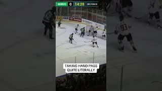 Taking Hand Pass Quite Literally