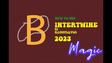 How to Use Intertwine in Illustrator 2023. (Magic)/ HLGRAPHICS