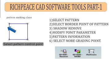 Select pattern control point|Richpice cad tools| Select control point