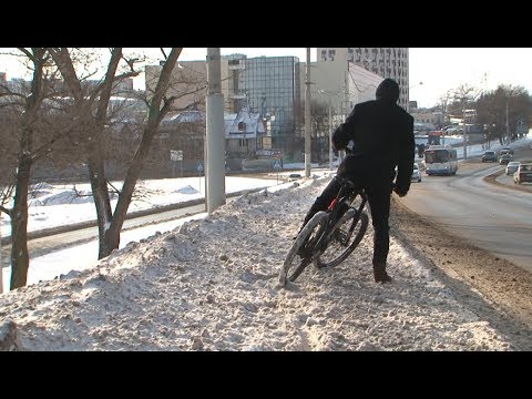 Как пользоваться велосипедом зимой