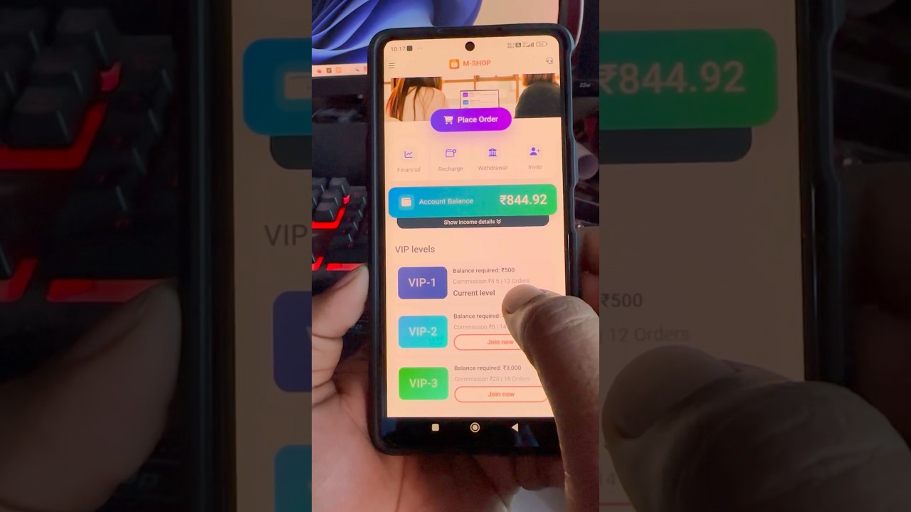 Mshop New Order Grabbing App Daily Free Earn Rs 60 