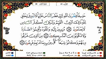 سورة الروم برواية ورش القارئ ياسين الجزائري