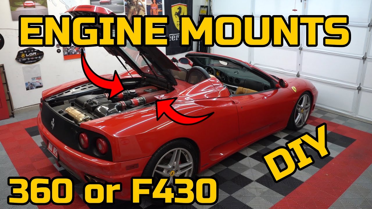 FIXING a SUPER COMMON Ferrari F430 & 360 Problem DIY Engine Mount