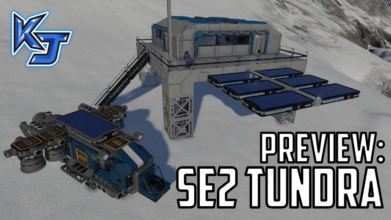 Space Engineers 2 Preview - Building a Base in The Tundra - YouTube