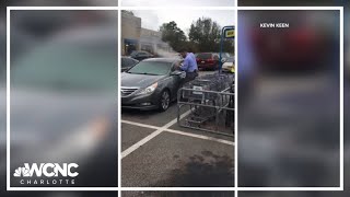 Food Lion employee springs into action when car fills with smoke in parking lot