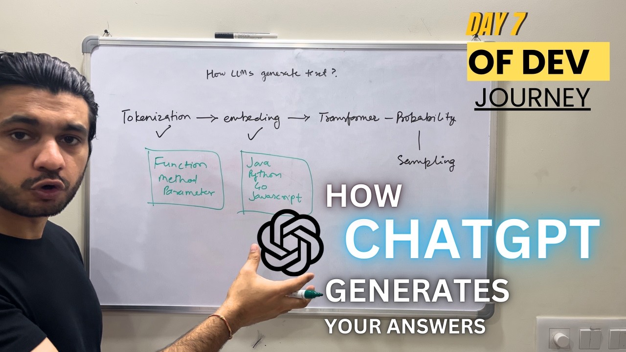 Answer In Simple Language How LLM's Generate Your Answers? Explained in simple language | Day 7 ...