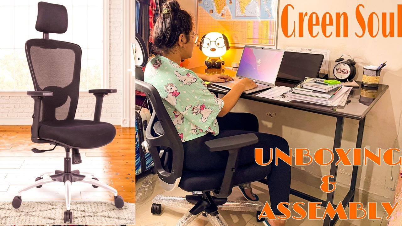 GREEN SOUL Ergonomics Office Chair Jupiter High Back (Unboxing