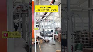 One Laser. One Perfect Finish. ⚡ | Precision Sheet Metal Fabrication#haijie  #sheetmetal #factory