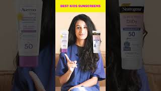 Best sunscreens for kids #drhirraalavi #sunscreen #shorts #skincaretips