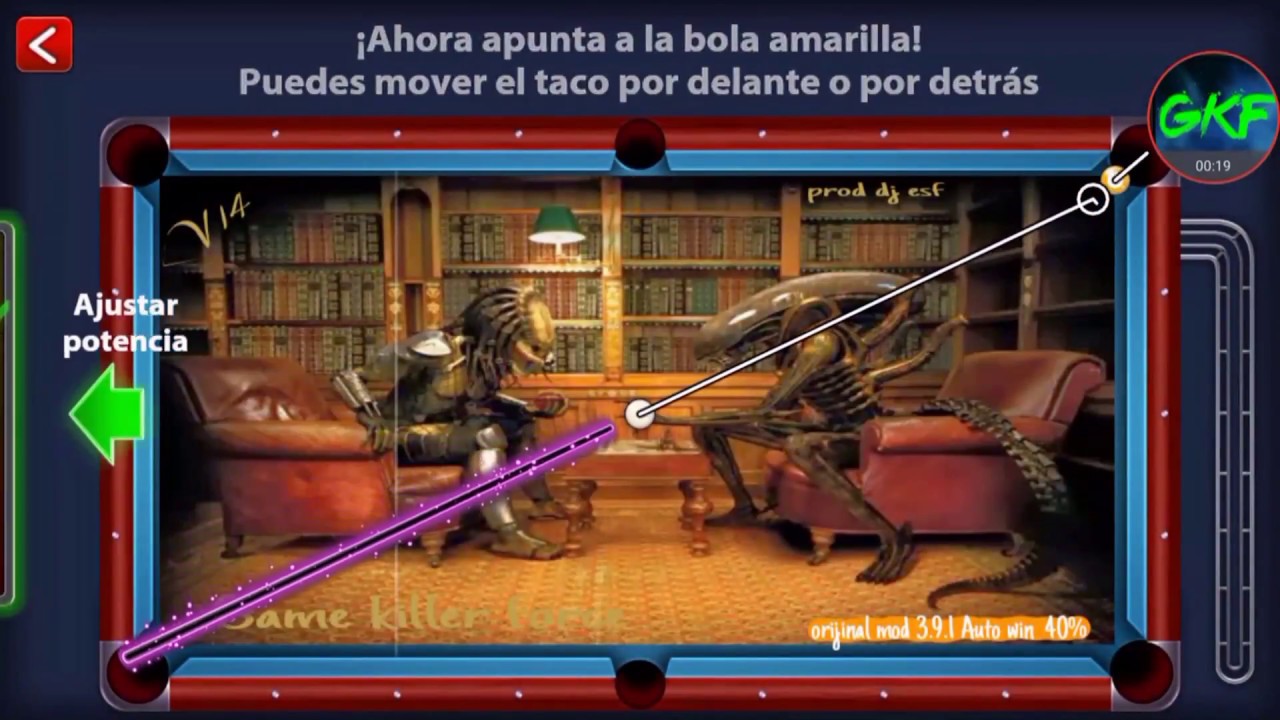 8 ball pool-Auto win*orig*mod*3.9.1*40%Game killer force dj esf V14 AVERTENCIA no mescle su cuenta😂