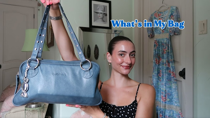 WHAT’S IN MY BAG | 2025 edition