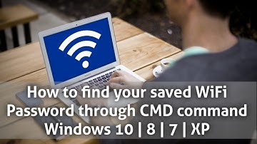 How to FInd your WiFi Password Windows 10\ 8\ 7