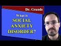 What is Social Anxiety Disorder?