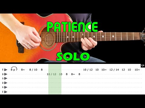 Patience - Guitar Solo Lesson - Guns N' Roses