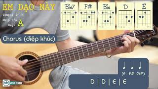 [ĐỆM HÁT 4 CHUẨN] Em Dạo Này (Ngọt) - Hướng dẫn full by Danh Tú