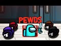 PewDiePie 500 IQ Imposter Strategy Win - Among Us