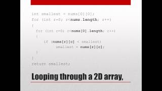 APCS - 2D arrays (Day #0, second video)