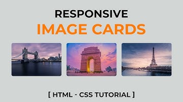 How To Make Responsive Image Cards With Overlay | Only HTML & CSS