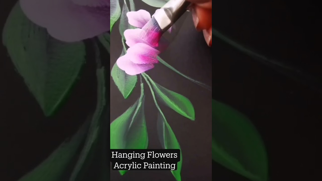 Acrylic painting flowers acrylic painting flowers easy acrylic
