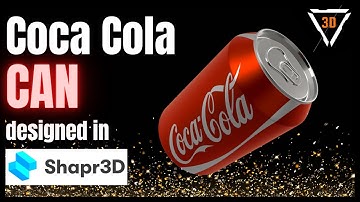 3D modeling on iPad with Shapr3D | Coca Cola CAN #shapr3d #3dmodeling #cocacola