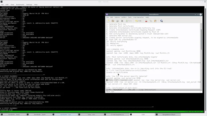 Generating SSL certificate chain in Linux