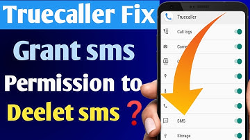 truecaller fix grant sms permission to delete sms problem solve | 2023