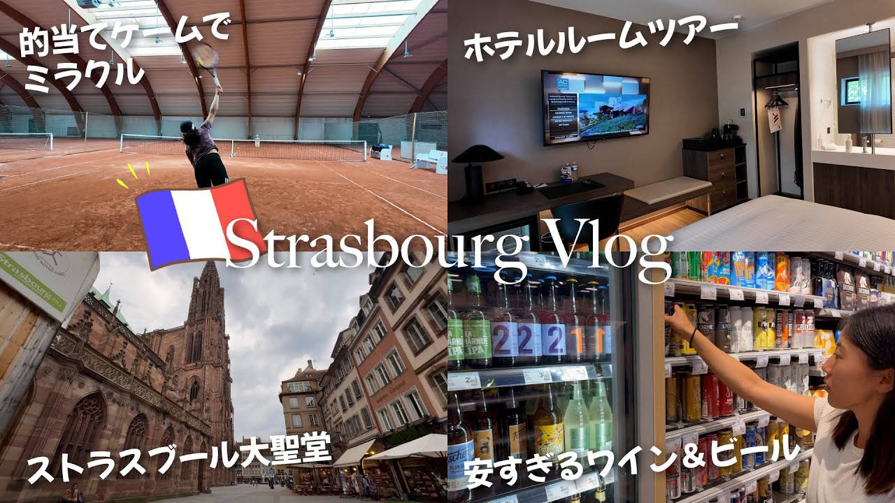 【ストラスブールVlog】的当て対決でミラクル⁉︎ 世界遺産の街＆激安ワイン＆ビールを満喫！