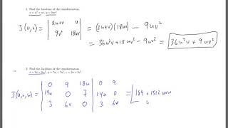 15 9 Change of Variables in Multiple Integrals