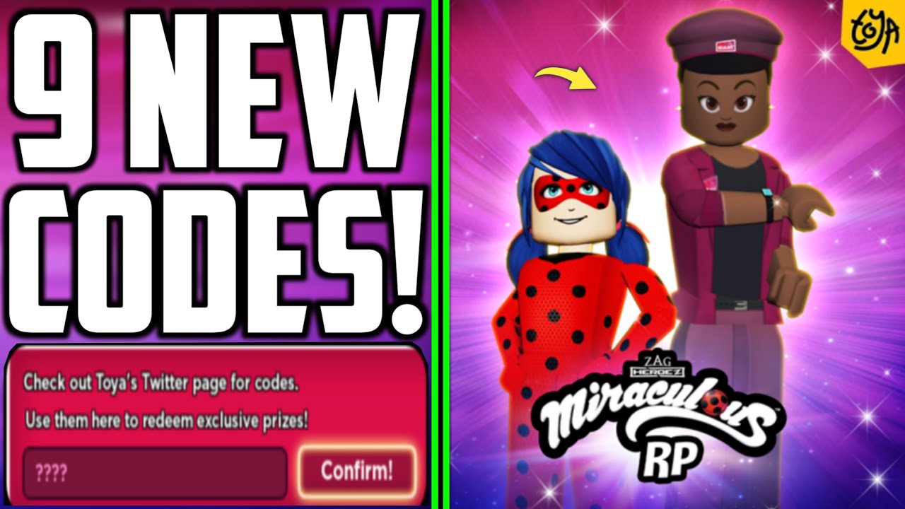 NEW MIRACULOUS RP CODES - MIRACULOUS RP CODES 2023 - MIRACULOUS RP CODE ...