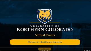 Alumni Career Panel: Careers in Healthcare Services