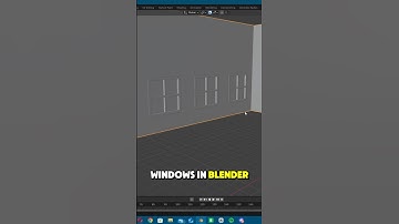 How to Make Windows in Blender in Under 1 Minute!