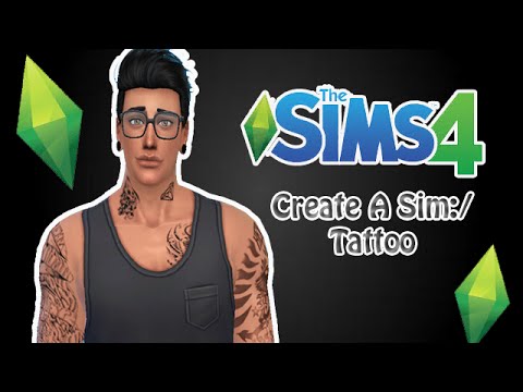 Sims 4: Create A Sim/ Tattoo Boy - YouTube