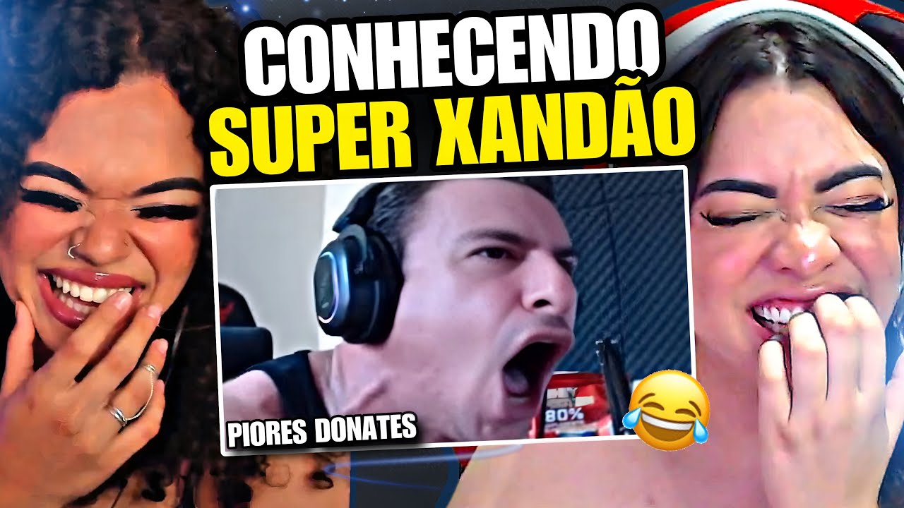 Os donates mais fracos da live do super xandão #5 | NAT E VIC MV [REACT]